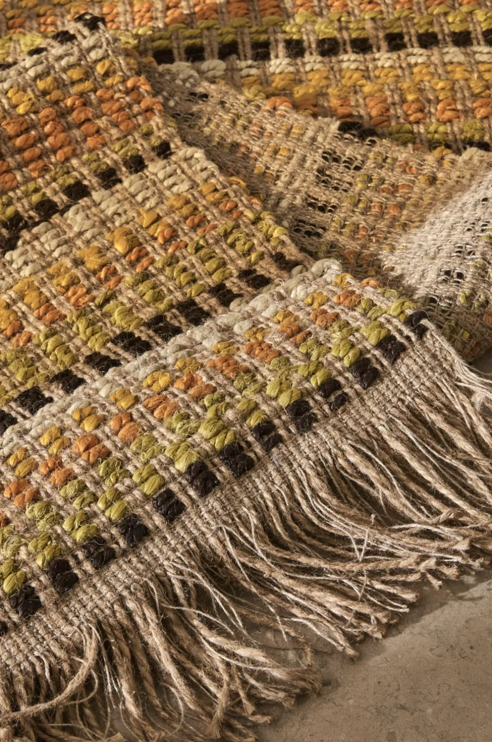 Ellos Jute- & Sisaltæpper>Home Jutetæppe Burola Patchworkmønster