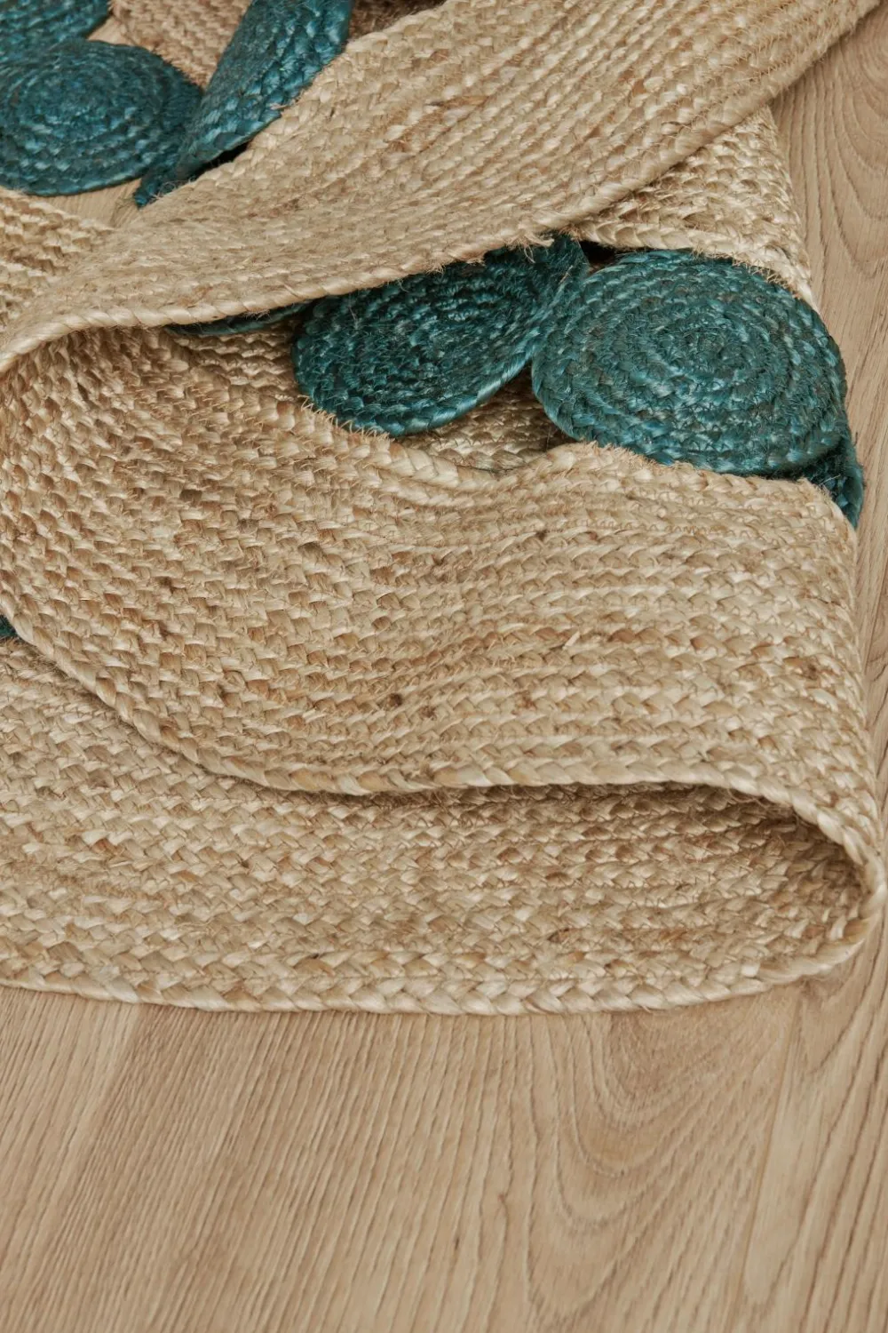 Ellos Home Jutetæppe Manarola Petrolblue - Blue spruce 18-5308tcx Sale