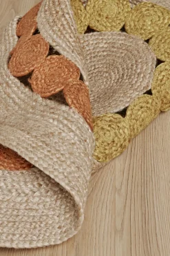 Ellos Home Jutetæppe Manarola Multiyellow - Yellow: Cream Gold 13-0739tcx and Orange Tomato Cram 16-1348tcx Online