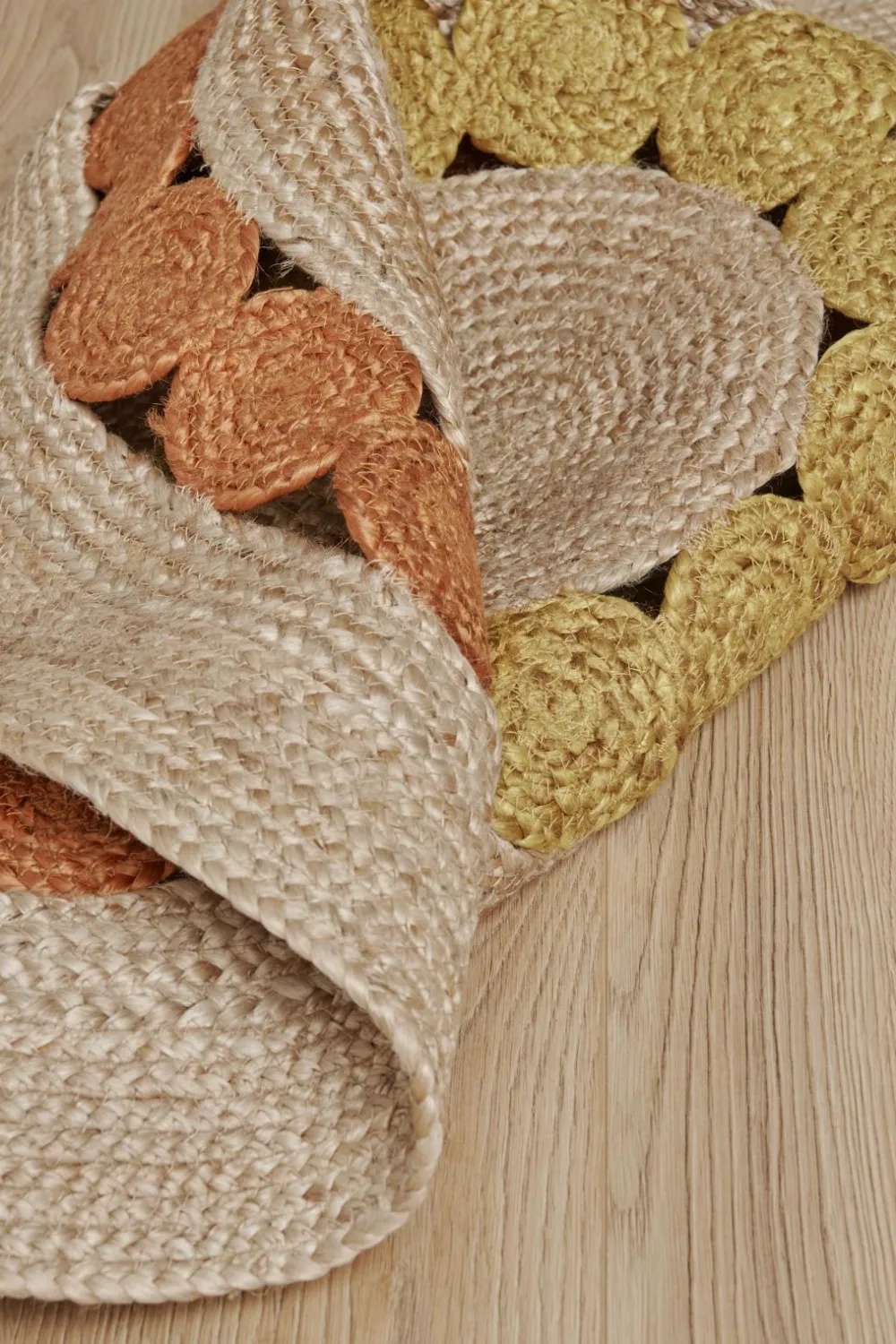 Ellos Home Jutetæppe Manarola Multiyellow - Yellow: Cream Gold 13-0739tcx and Orange Tomato Cram 16-1348tcx Online