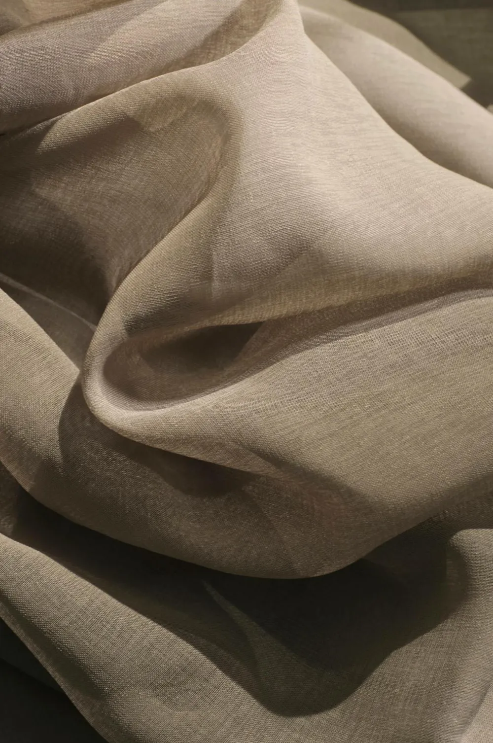 Ellos Home KIRA skræddersyet gennemsigtigt gardin Mullvad New