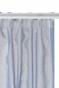 Ellos Home KIRA skræddersyet gennemsigtigt gardin Dimblå Clearance