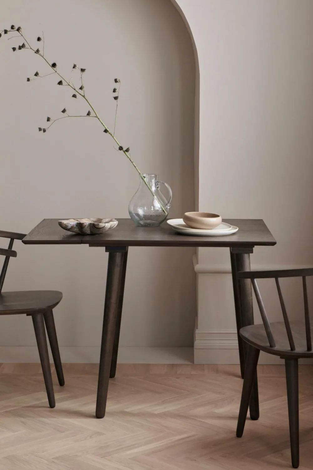 Ellos Home Klapbord Jolina 80x80 cm Brun Clearance
