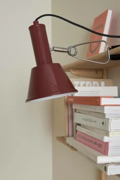 Ellos Væglamper|Bordlamper>Home Klemmelampe Milou Wine red