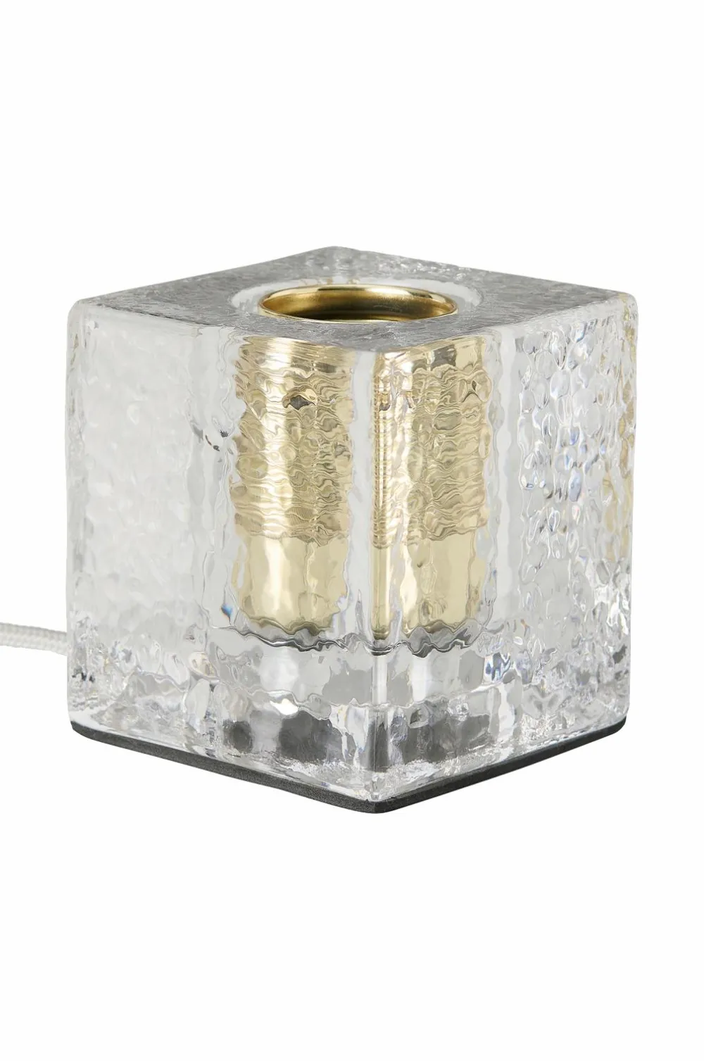 Ellos Lampefødder>Home Lampefod Chrystal Klar