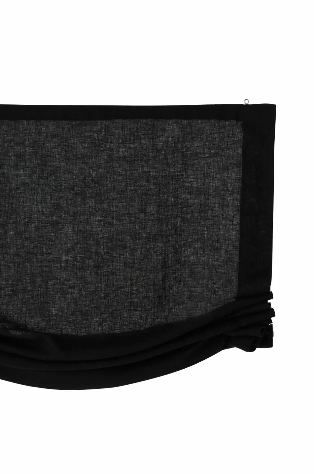 Ellos Home Liftgardin Pembroke i 100% hør Sort Clearance