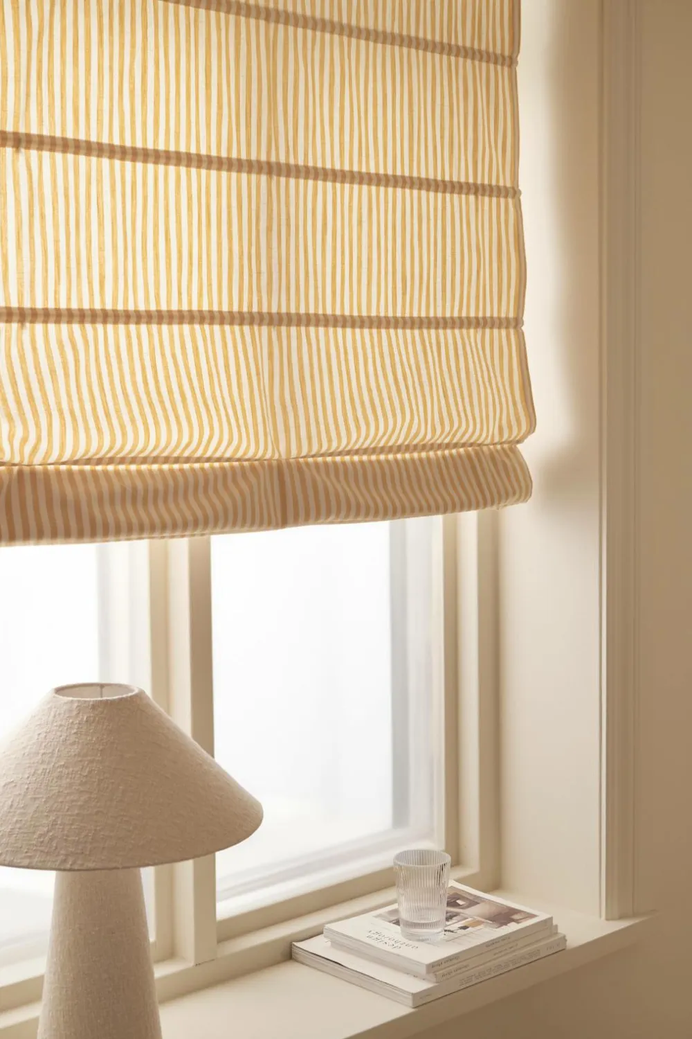 Ellos Foldegardiner>Home Liftgardin Ramona Stripe Blinds Gul