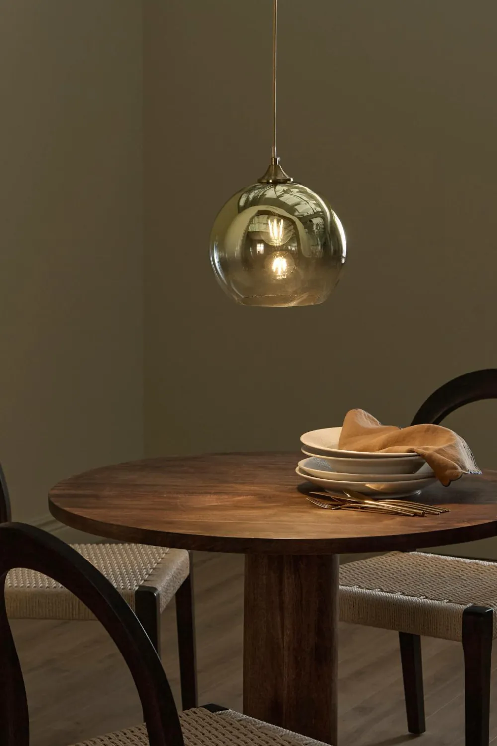 Ellos Home Loftlampe Cosmo Ø 25 cm Guld Online