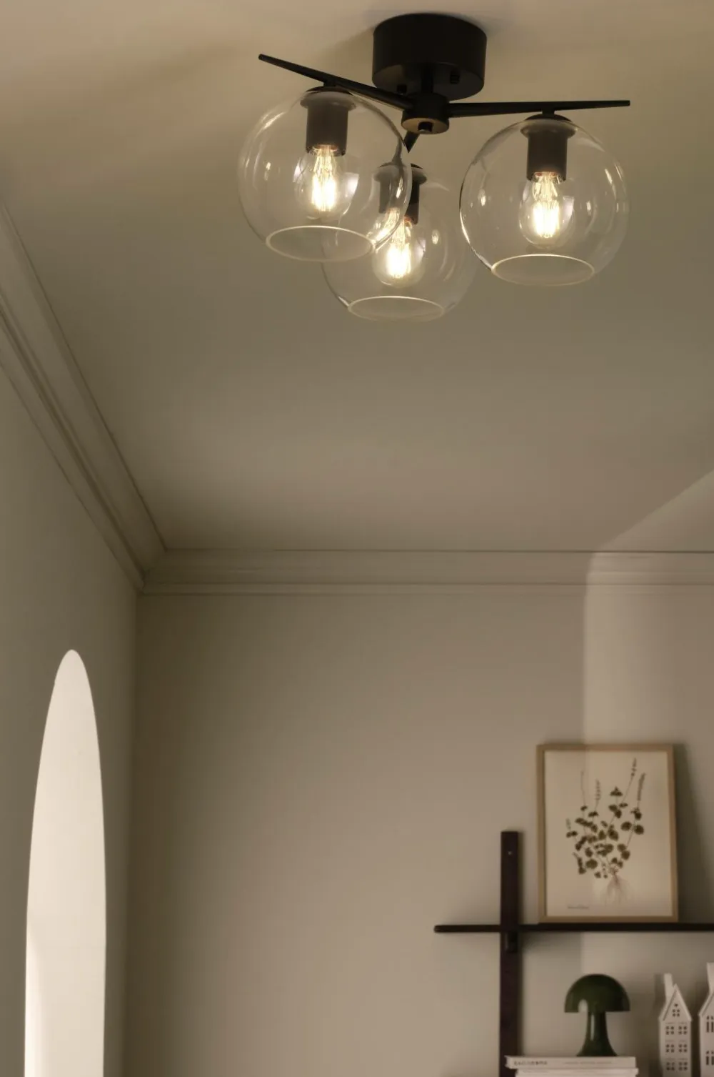 Ellos Loftlamper>Home Loftplafond Lorenzo Sort