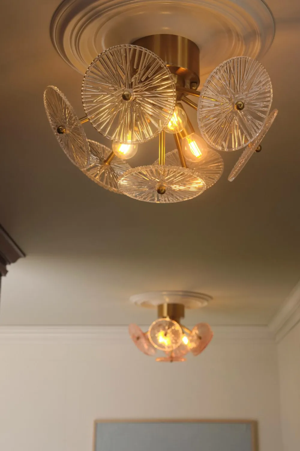 Ellos Loftlamper>Home Loftplafond Cinelle Messing/klarglas
