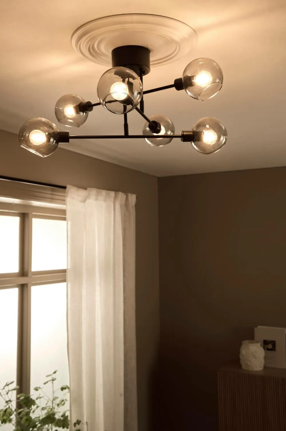 Ellos Loftlamper>Home Loftslampe Lydia Black