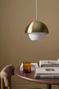 Ellos Loftlamper>Home Loftslampe Orion Antique Brass/ Opal White
