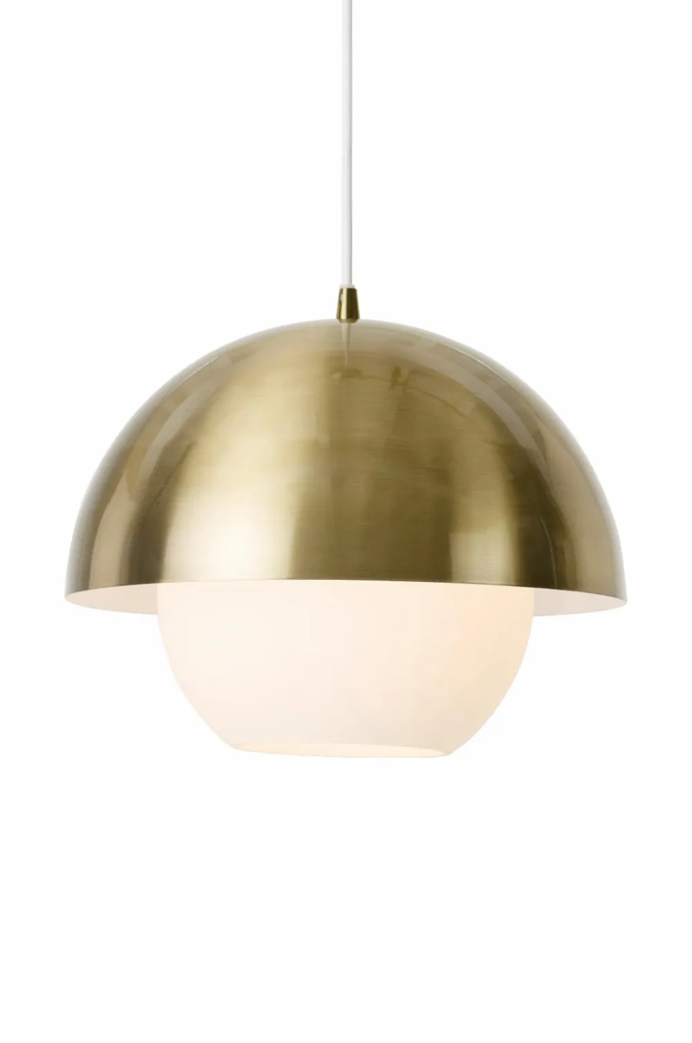 Ellos Loftlamper>Home Loftslampe Orion Antique Brass/ Opal White