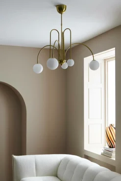 Ellos Loftlamper>Home Loftslampe Sophisticated Mässing/ Offwhite