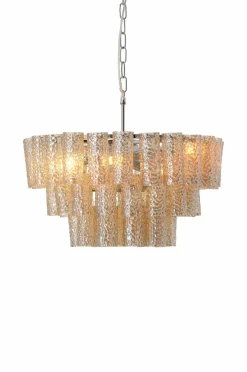 Ellos Loftlamper>Home Lysekrone Eurelia Krom/ravgul