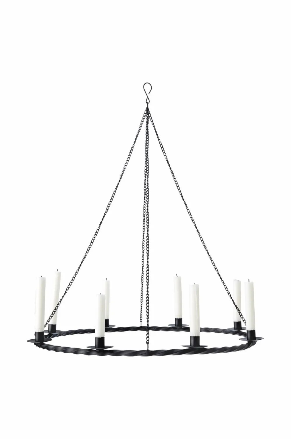 Ellos Lysestager & Lanterner>Home Lysekrone Rich Big Ø 60 cm Sort