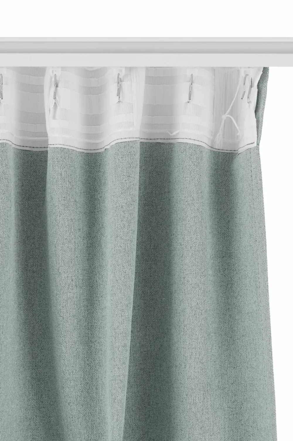 Ellos Home Mørklægningsgardin Elisa Wide 1 stk Mineral gray Hot