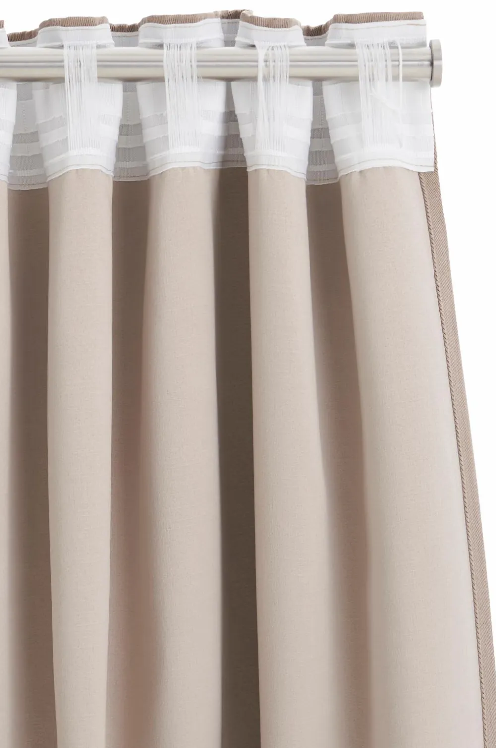 Ellos Home Mørklægningsgardin Smooth 1 stk Beige Best