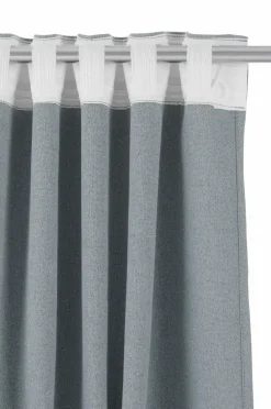 Ellos Home Mørklægningsgardin Elisa Wide 1 stk Grey/blue Hot
