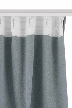 Ellos Home Mørklægningsgardin Elisa Wide 1 stk Grey/blue Hot