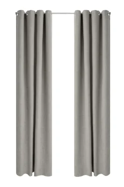 Ellos Home Mørklægningsgardin Iben med sejlringe, 1 stk. Light grey (Cool grey) Clearance