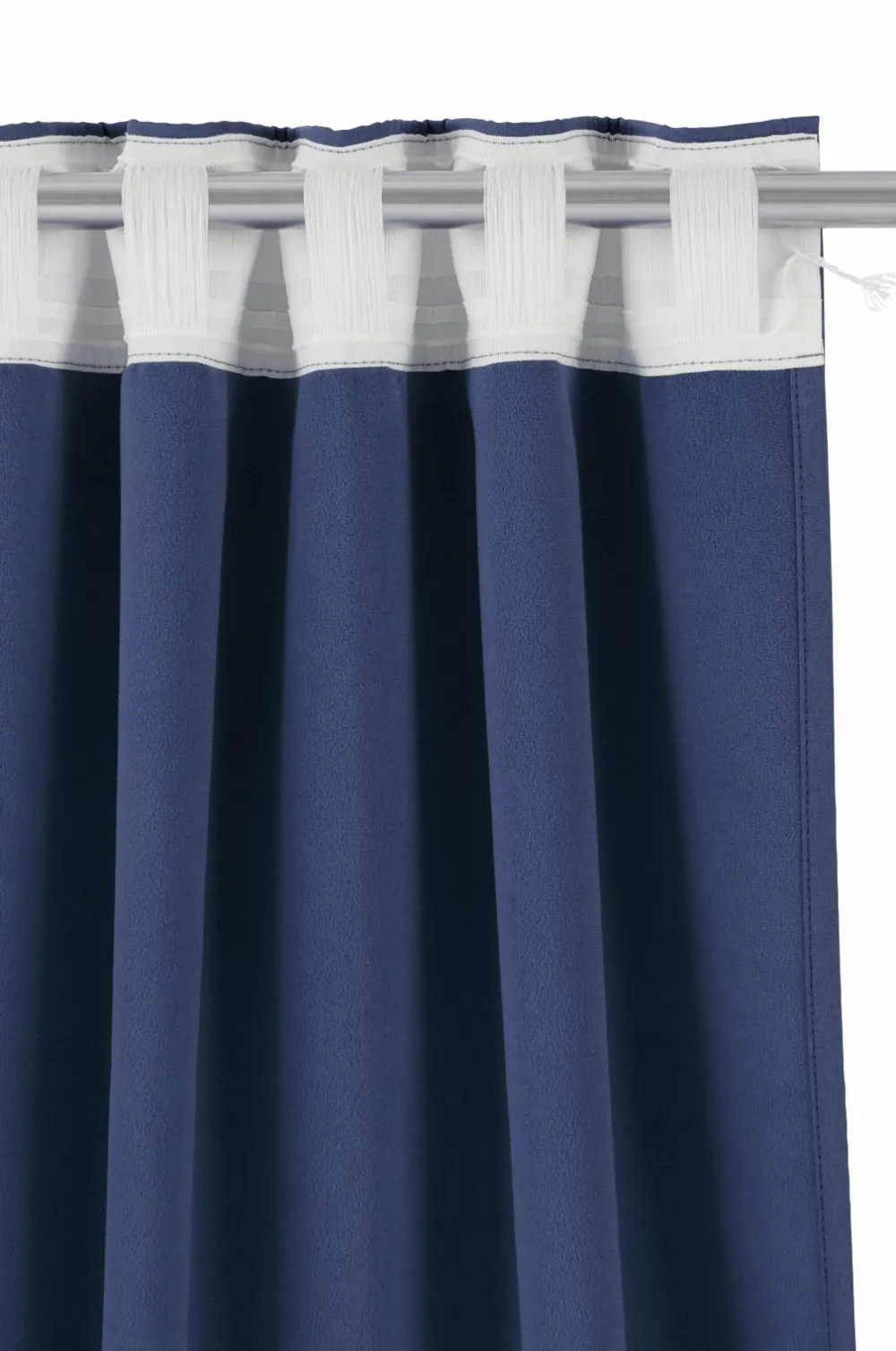 Ellos Home Mørklægningsgardin Cara Wide 1 stk Marineblå New