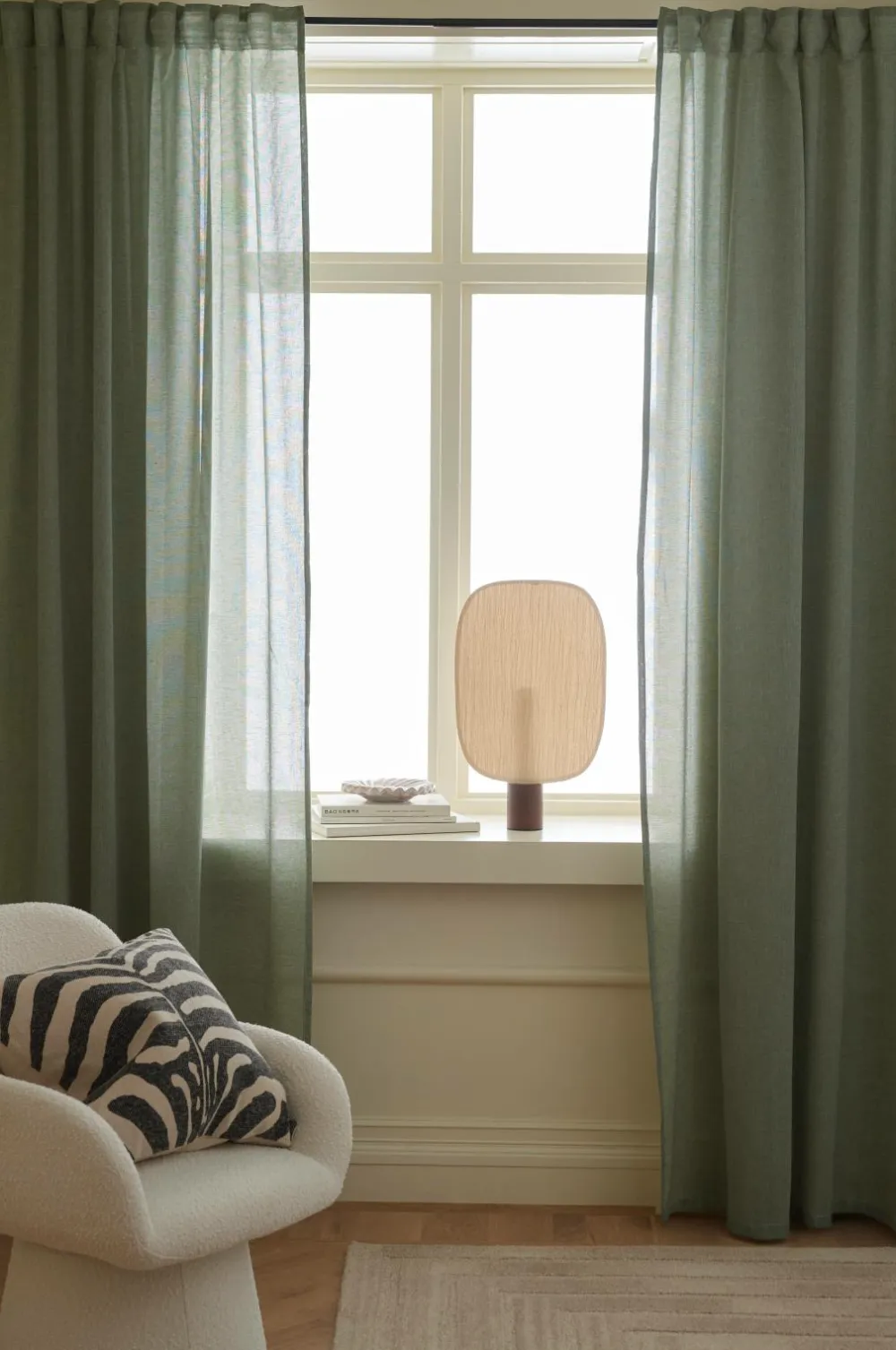 Ellos Home Multibåndsgardin Penny 2-pak Grøn Online