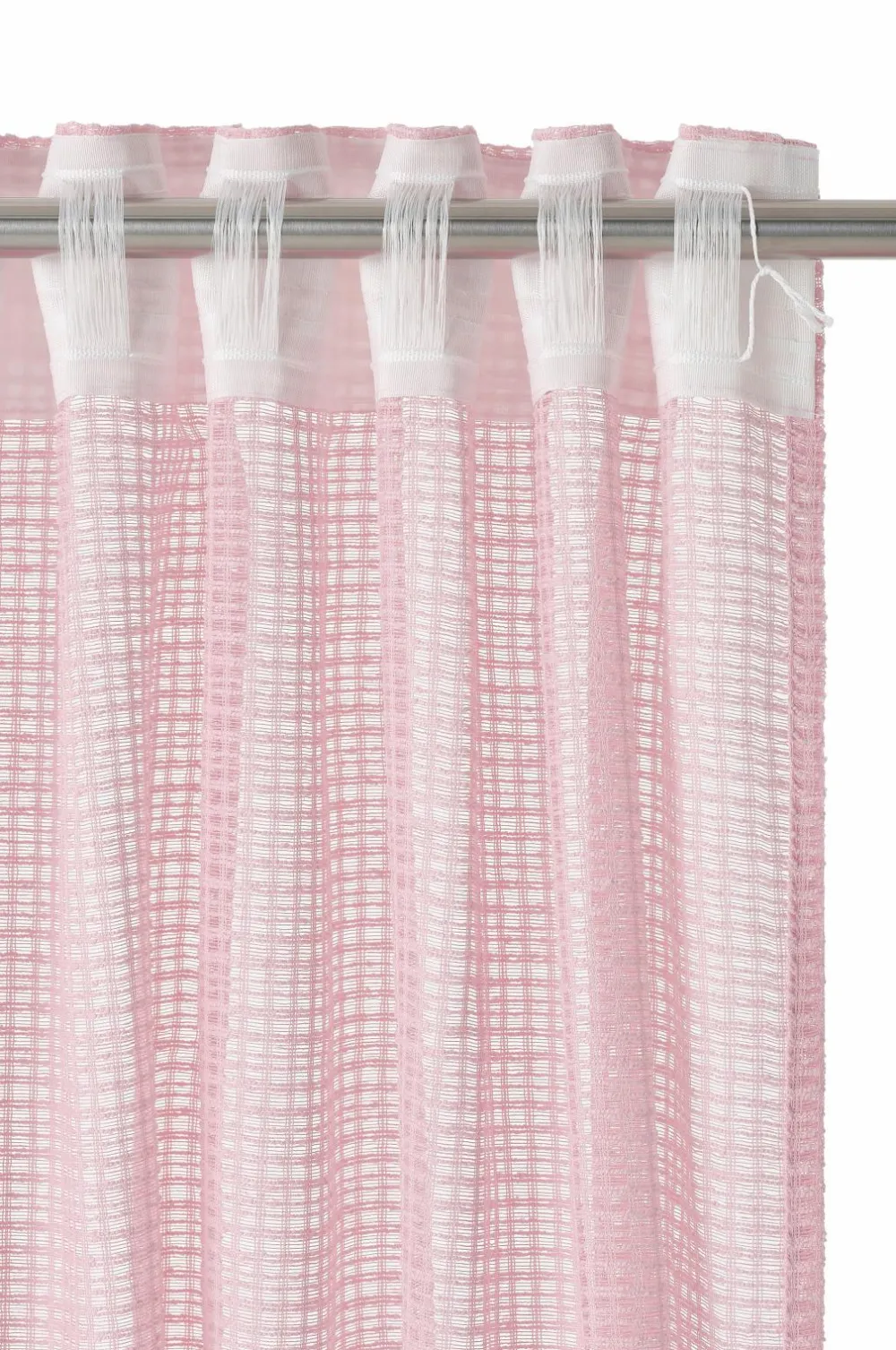 Ellos Home Multibåndsgardin Edda 2-pak Rosa Clearance