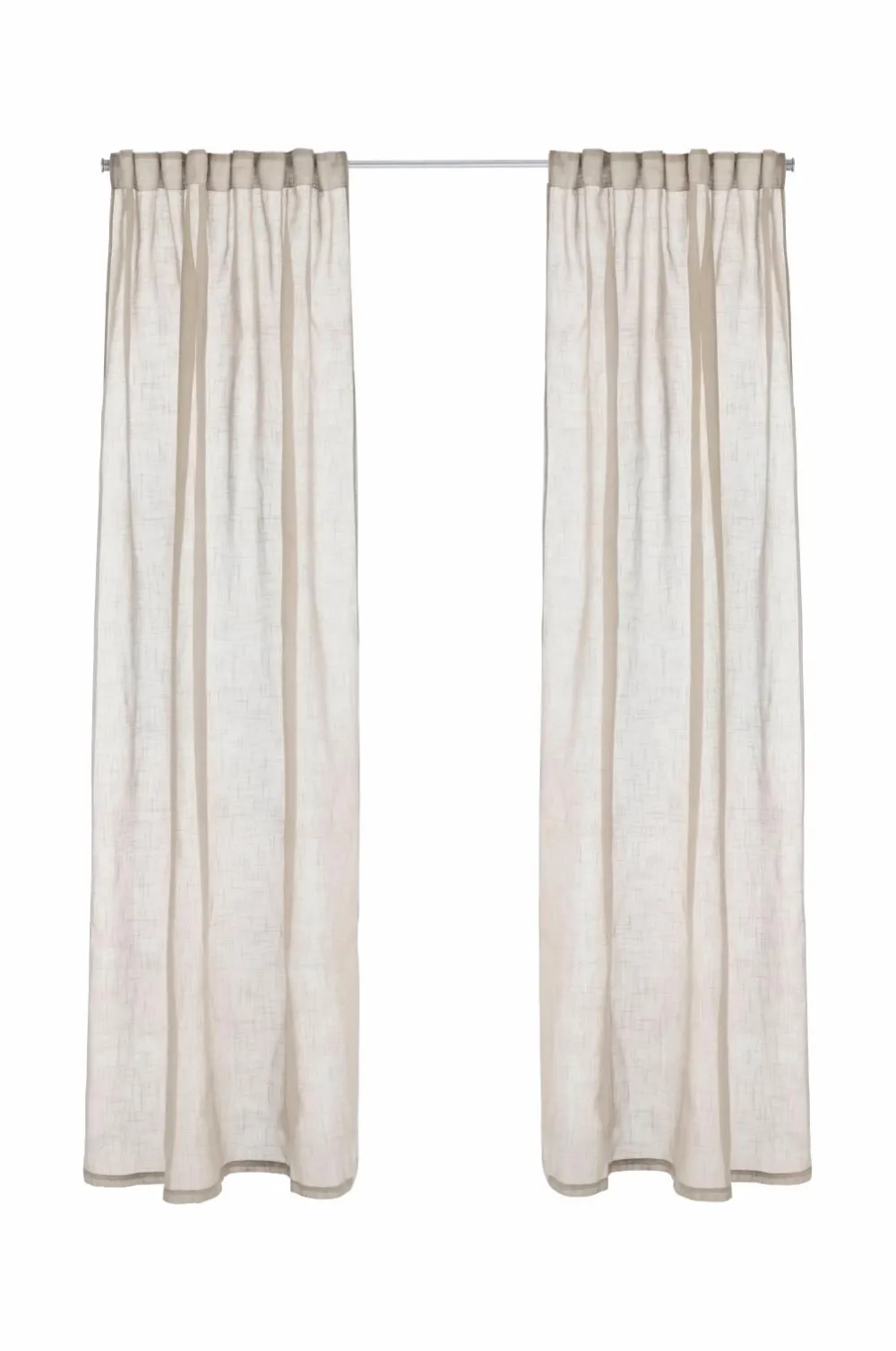 Ellos Home Multibåndsgardin Lara 2-pak BEIGE