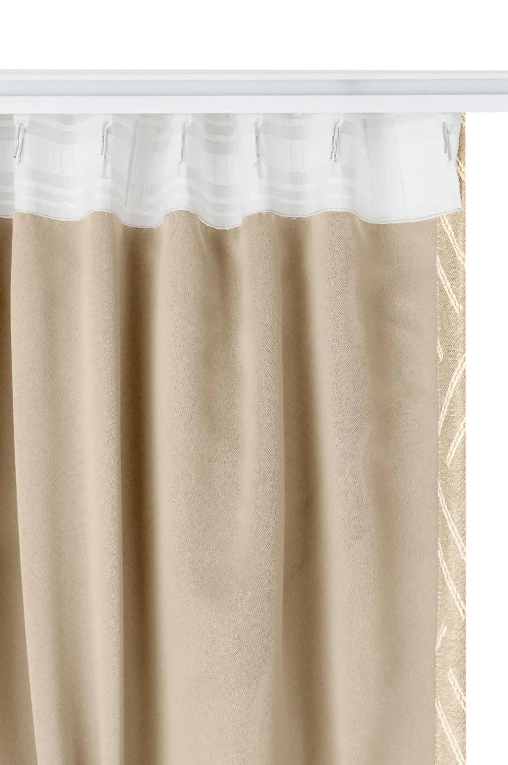 Ellos Home Multibåndsgardin Athena lysafskærmning 1-pak Beige Best