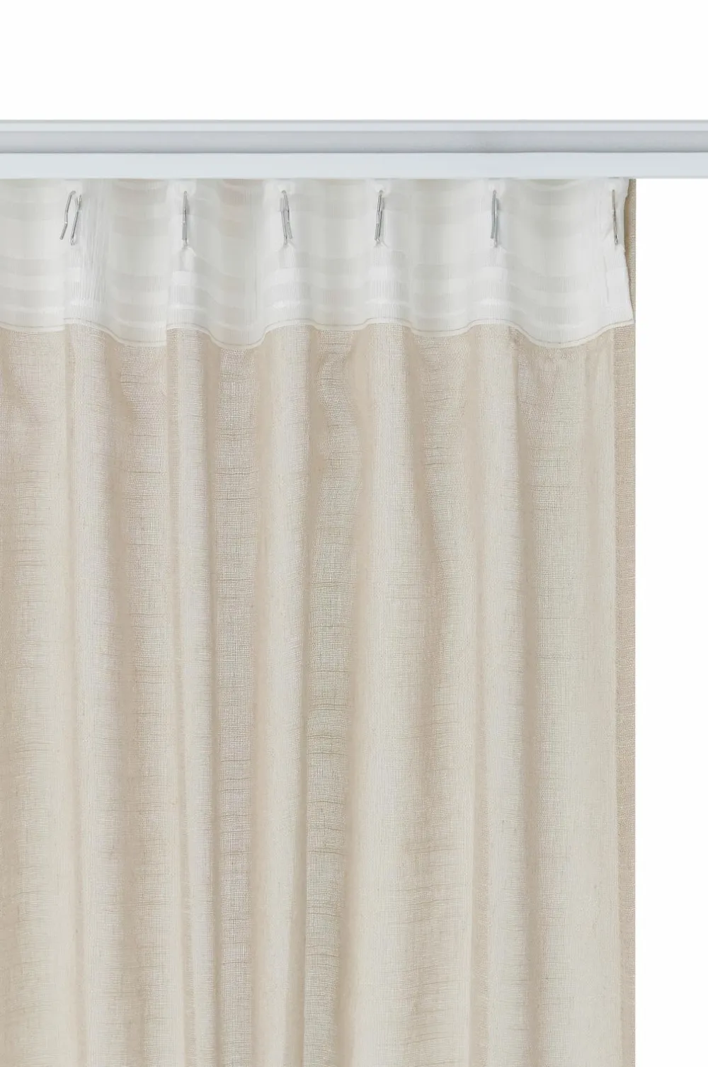 Ellos Home Multibåndsgardin Nellie 2-pak Linen beige Discount