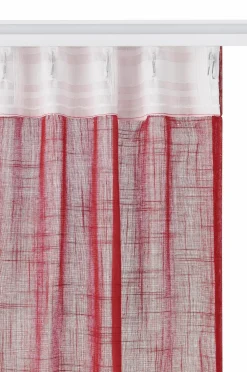 Ellos Home Multibåndsgardin Lara 2-pak Rød Discount