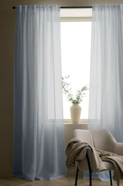 Ellos Julegardiner|Gardinlængder Med Rynkebånd>Home Multibåndsgardin Lara 2-pak Blå