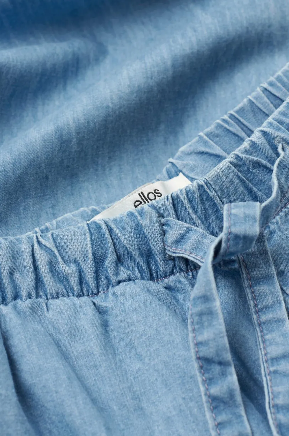 Ellos Home Natbukser Denim Lyseblå Outlet