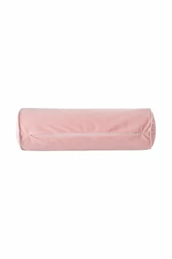 Ellos Home Pølsepude Nora Cylinder i velour Lyserød Best