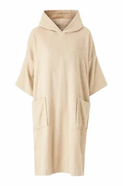 Ellos Badeværelsestekstiler|Badekåber>Home Poncho Elise i frotté Beige