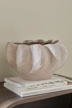 Ellos Home Potteskjuler Iris højde 15 cm Hvid Discount