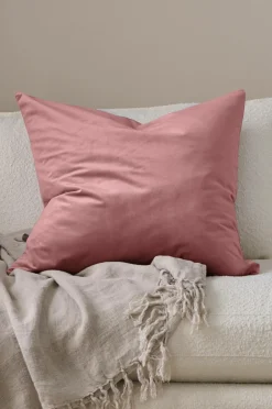 Ellos Pyntepuder & Betræk>Home Pudebetræk Nora i velour Rosa
