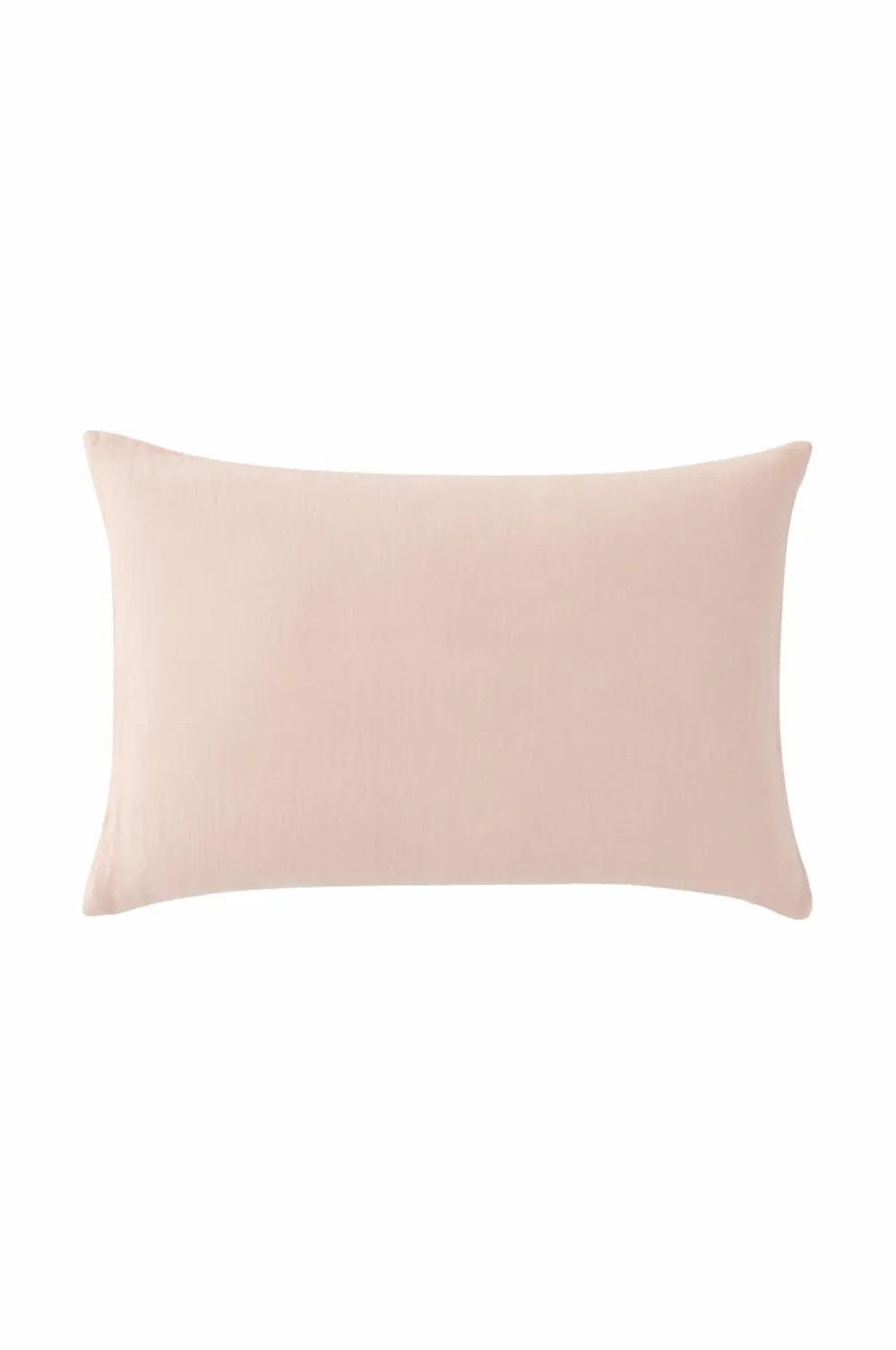 Ellos Home Pudebetræk Candice Zip i vasket hør 40x60 cm Lys rosa Sale
