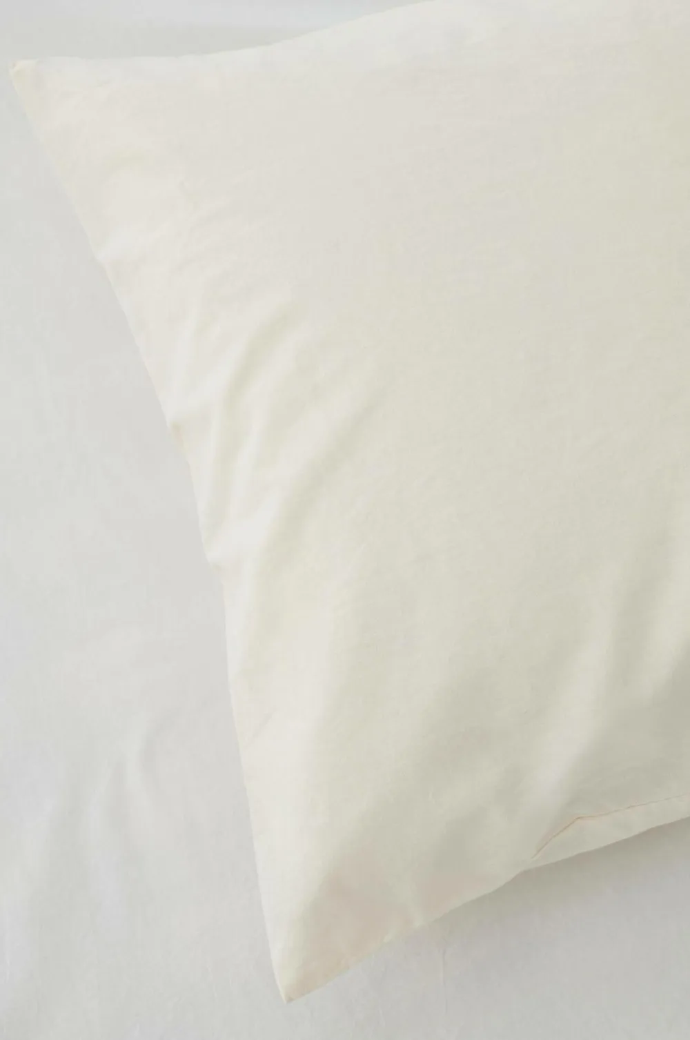 Ellos Pudebetræk>Home Pudebetræk Milly i vasket bomuld Cremehvid