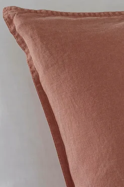 Ellos Home Pudebetræk Rania i vintagevasket bomuld Rustpink Sale