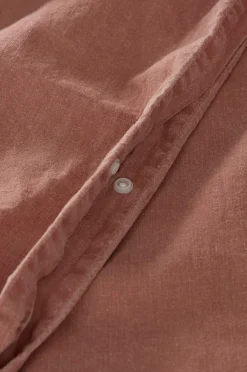 Ellos Home Pudebetræk Rania i vintagevasket bomuld Rustpink Sale