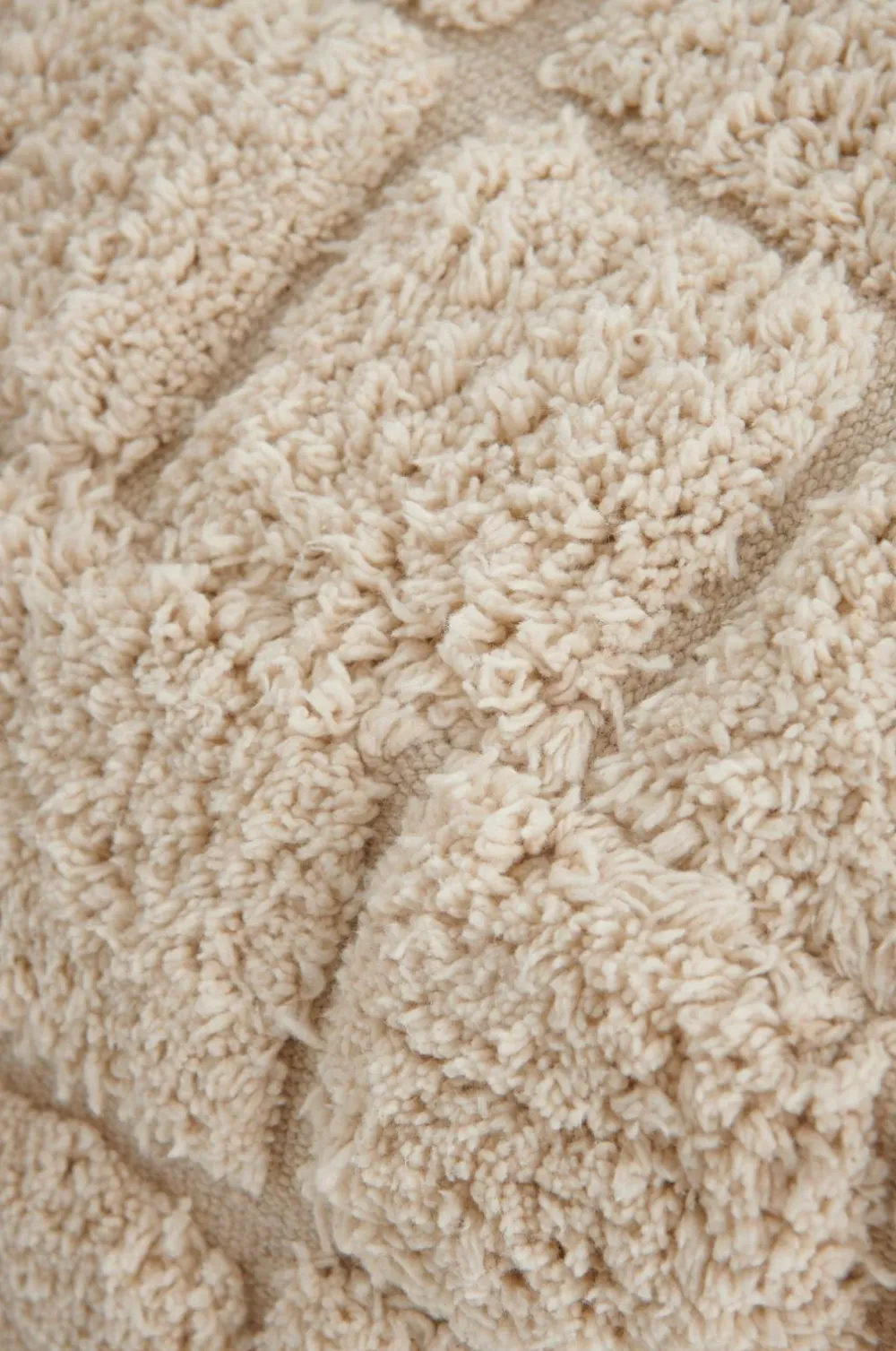 Ellos Puffer & Fodskamler>Home Puf Puff Check 59x59 cm Cremehvid