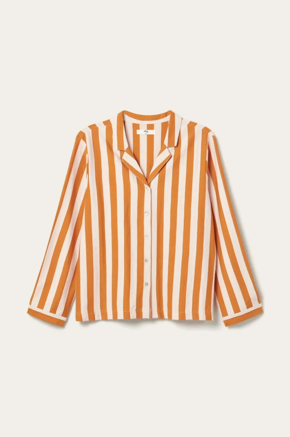 Ellos Home Pyjamasskjorte Colette Rosa/orange Clearance