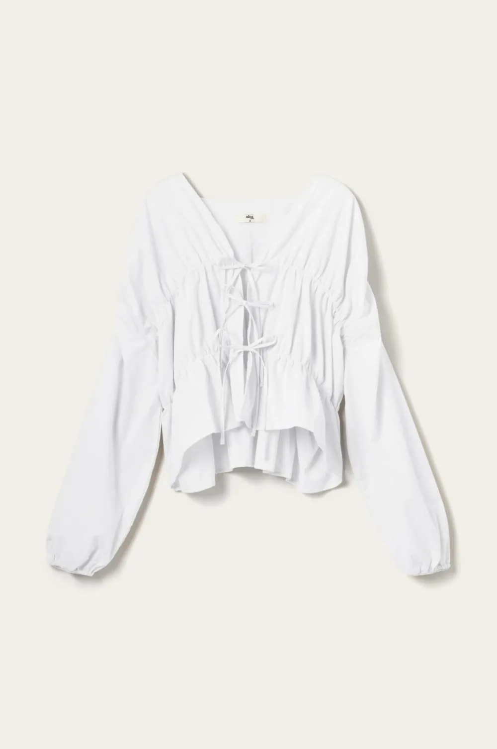 Ellos Home Pyjamasskjorte Juliette Hvid Sale