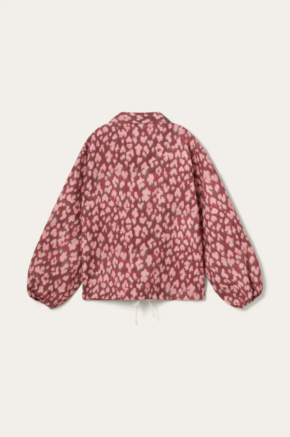 Ellos Home Pyjamasskjorte Pyjamas Shirt Candela Leo Vinrød