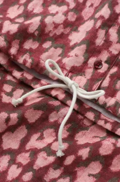Ellos Home Pyjamasskjorte Pyjamas Shirt Candela Leo Vinrød
