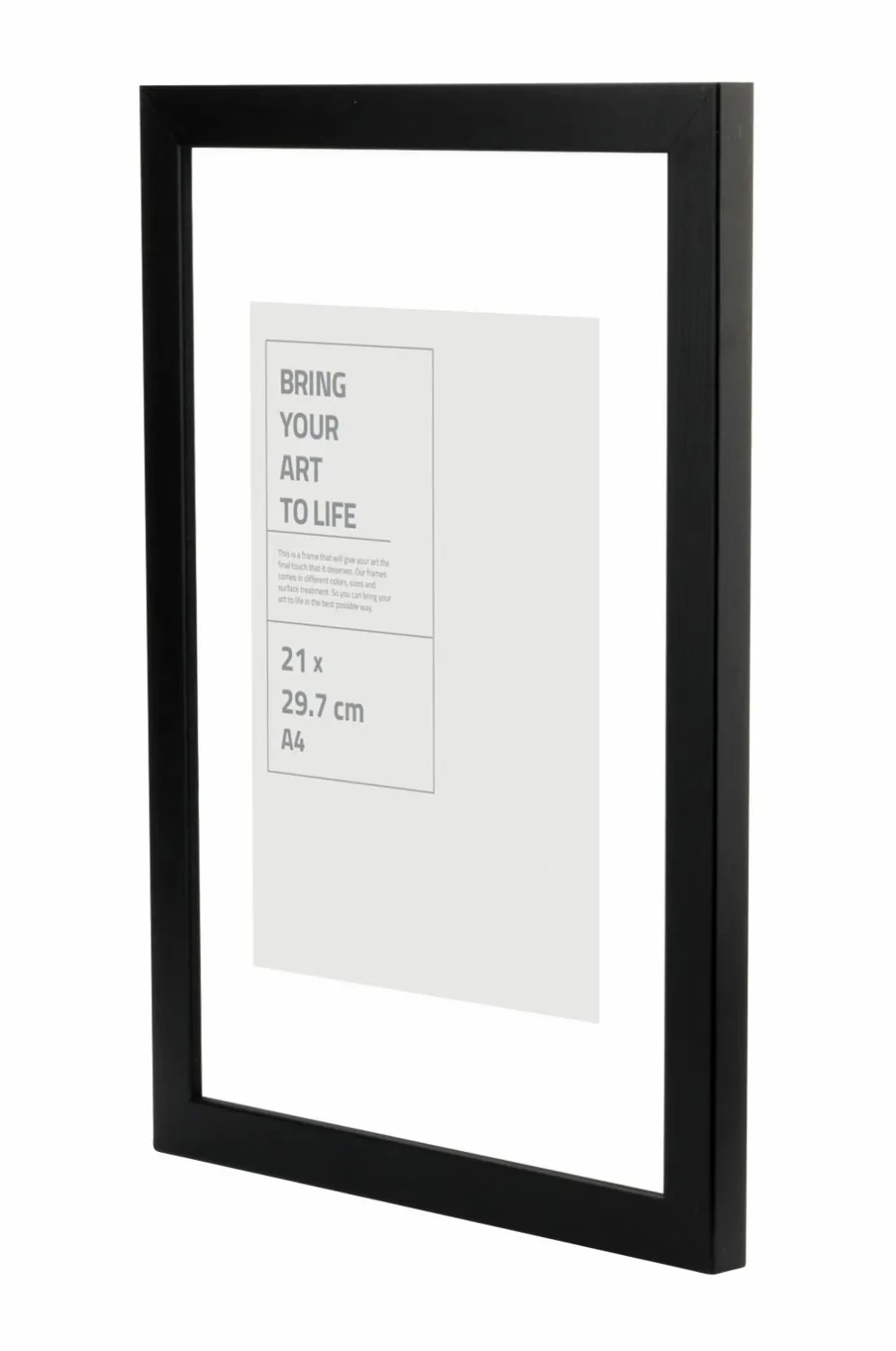 Ellos Posters & Billeder>Home Ramme Stilren med plexiglas. Sort