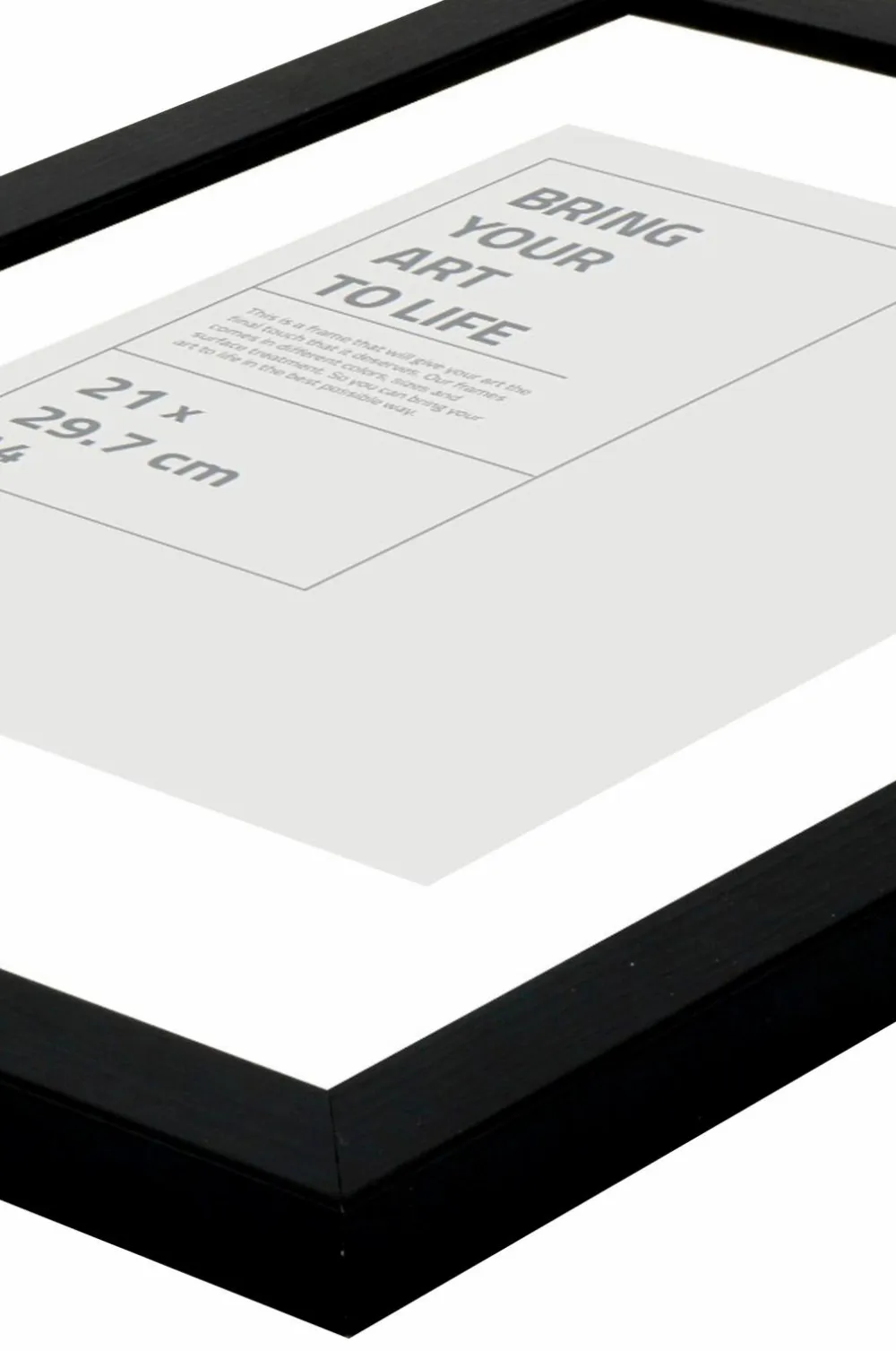Ellos Posters & Billeder>Home Ramme Stilren med plexiglas. Sort