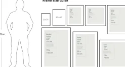 Ellos Home Ramme Stilren med plexiglas. Hvid Clearance